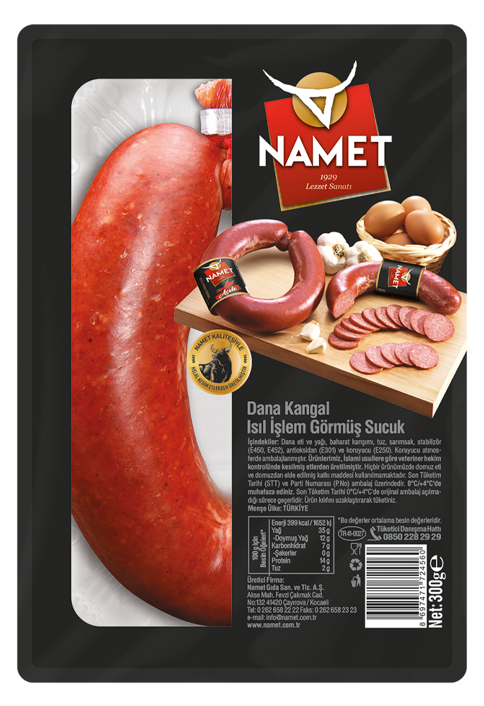 Dana Kangal Isıl İşlem Görmüş Sucuk