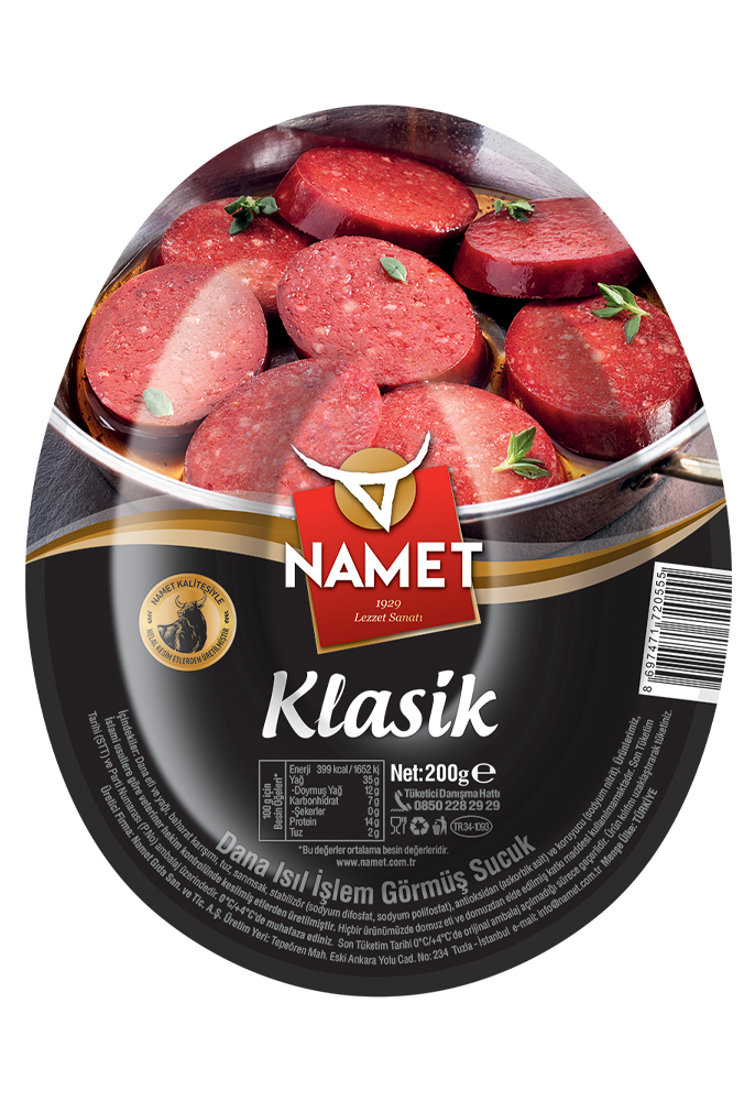 Klasik Dana Isıl İşlem Görmüş Sucuk