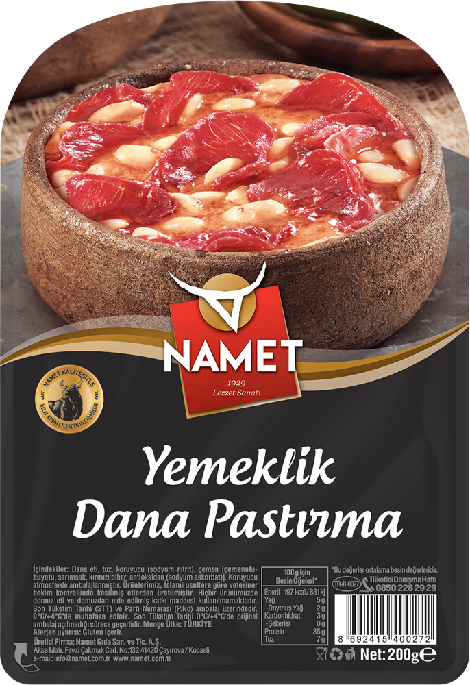 Yemeklik Dana Pastırma