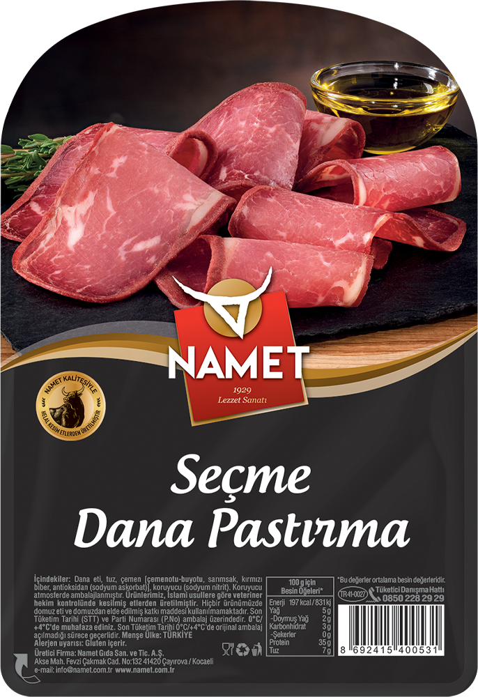 Seçme Dana Pastırma