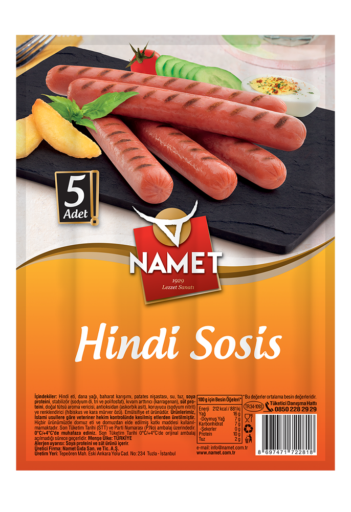 5'li Hindi Sosis