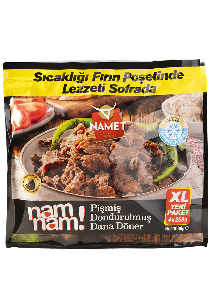 Pişmiş Dondurulmuş Dana Döner