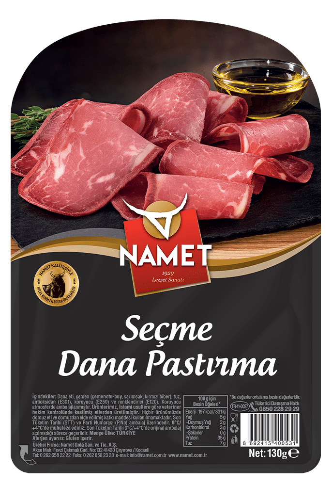 Seçme Dana Pastırma