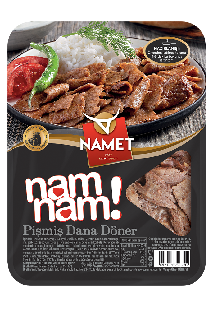 Pişmiş Dana Döner