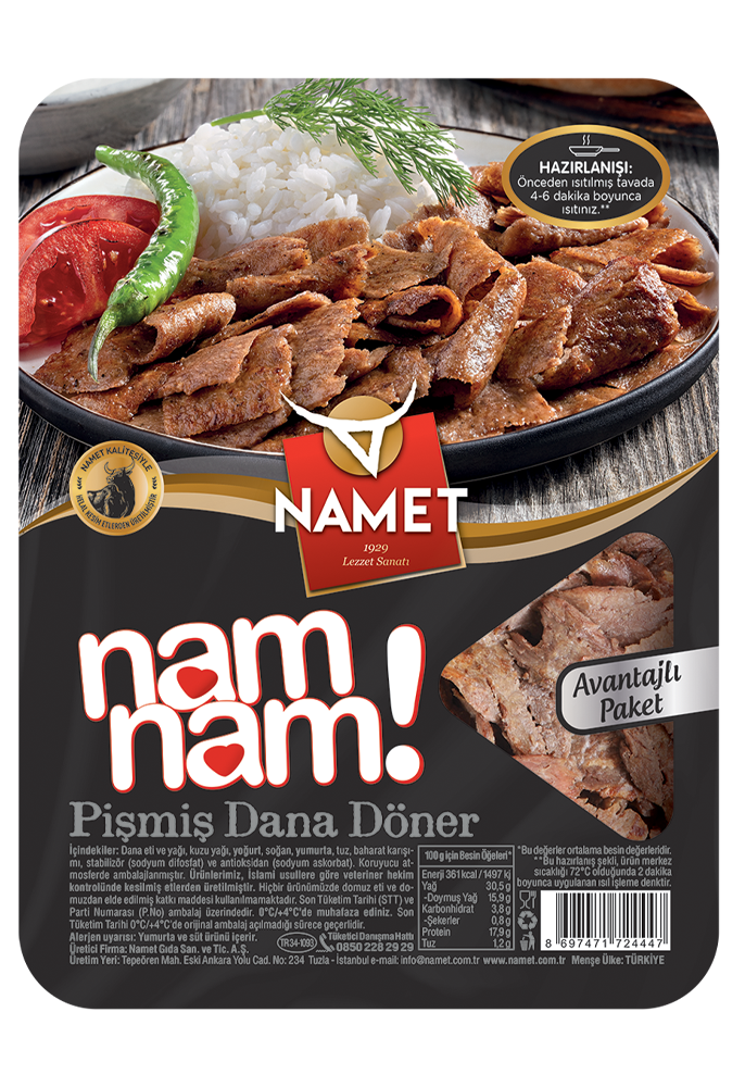 Pişmiş Dana Döner Avantaj Paket