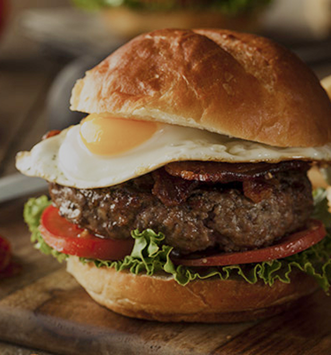 Füme Etli Yumurtalı Hamburger